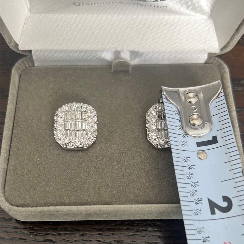 Nolan Miller Dazzling Silver Earrings - Picture 8 of 9
